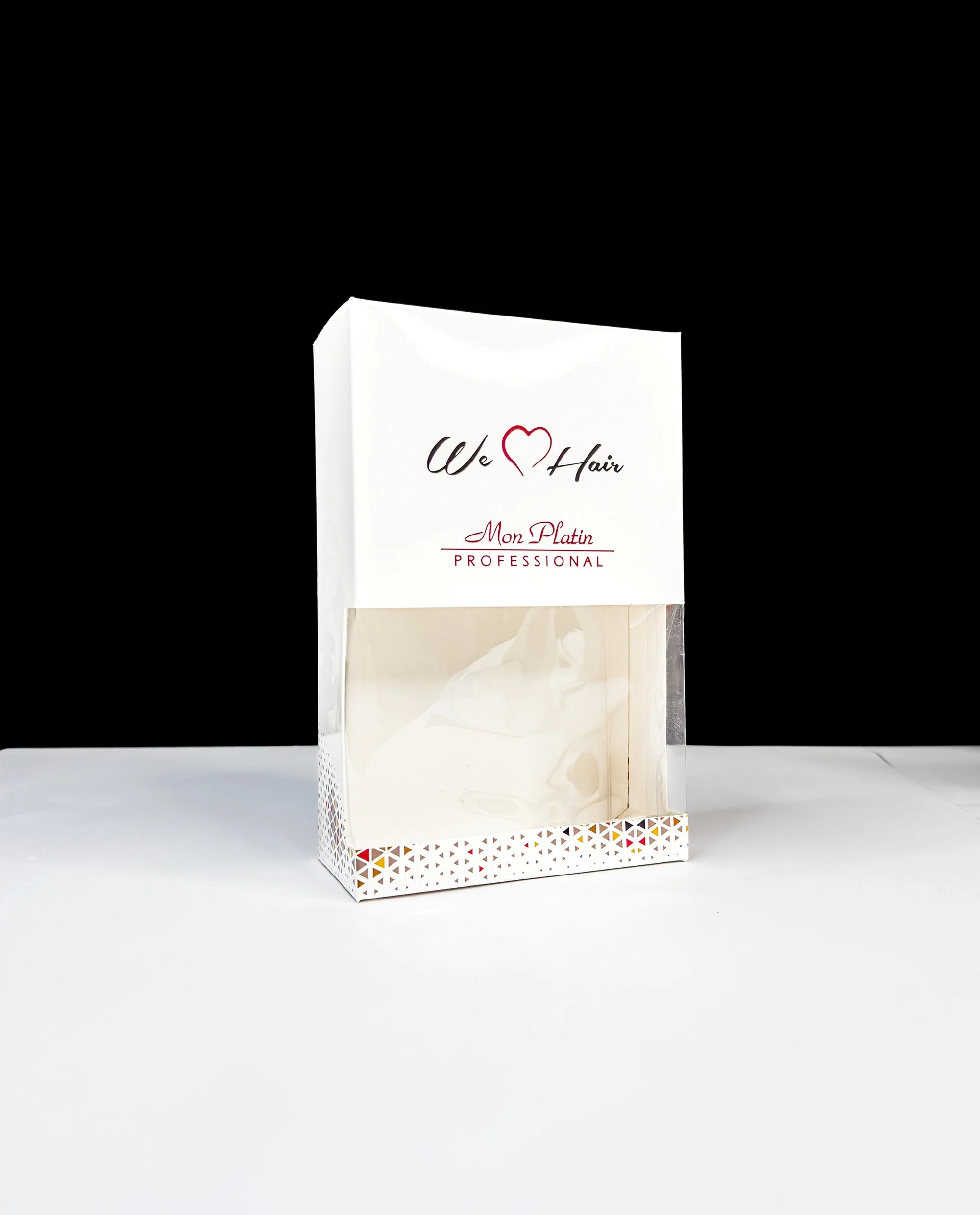 Custom hair product packaging boxes with elegant finish