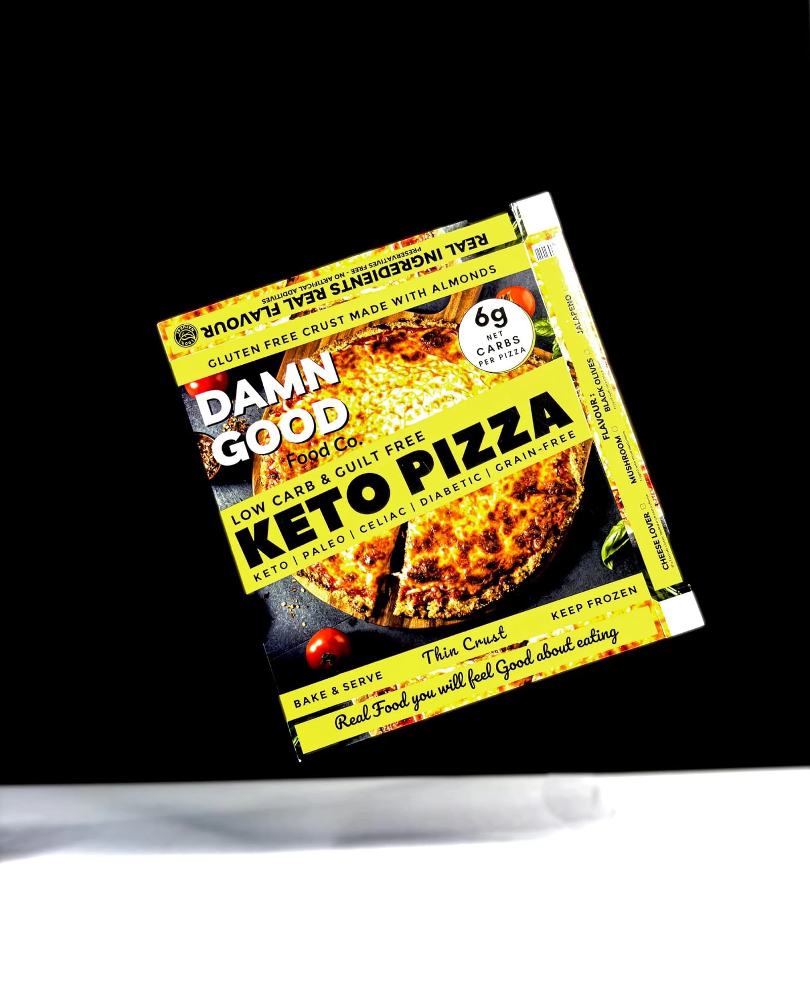 Custom branded pizza boxes with corrugated construction