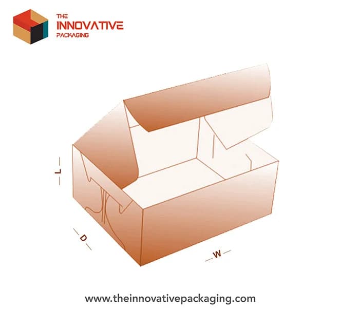 Side lock six corner box with secure closure