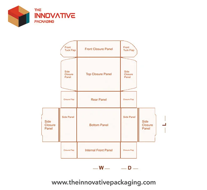 Double wall tuck front box with reinforced panels