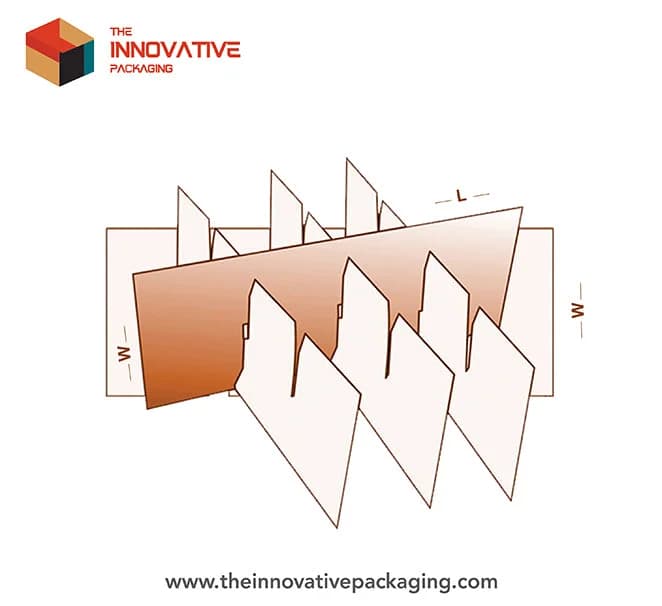 Fence partition divider for box compartments