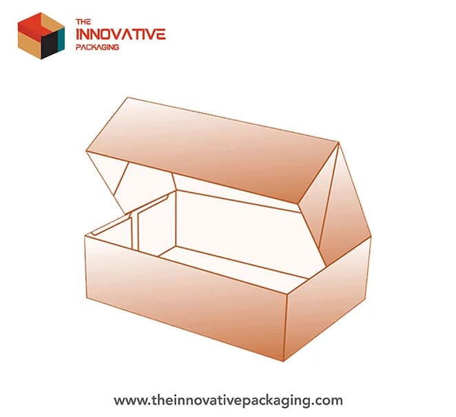 Four corner cake box with secure folded corners