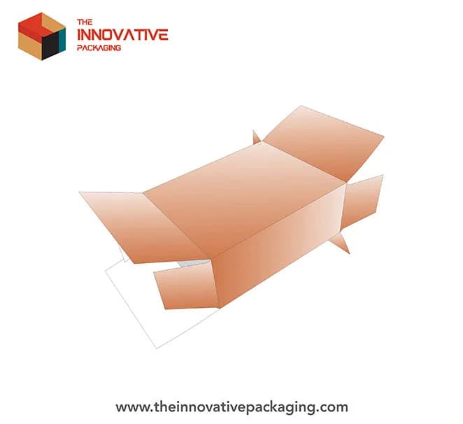 Full overlap seal end box with extra flap coverage