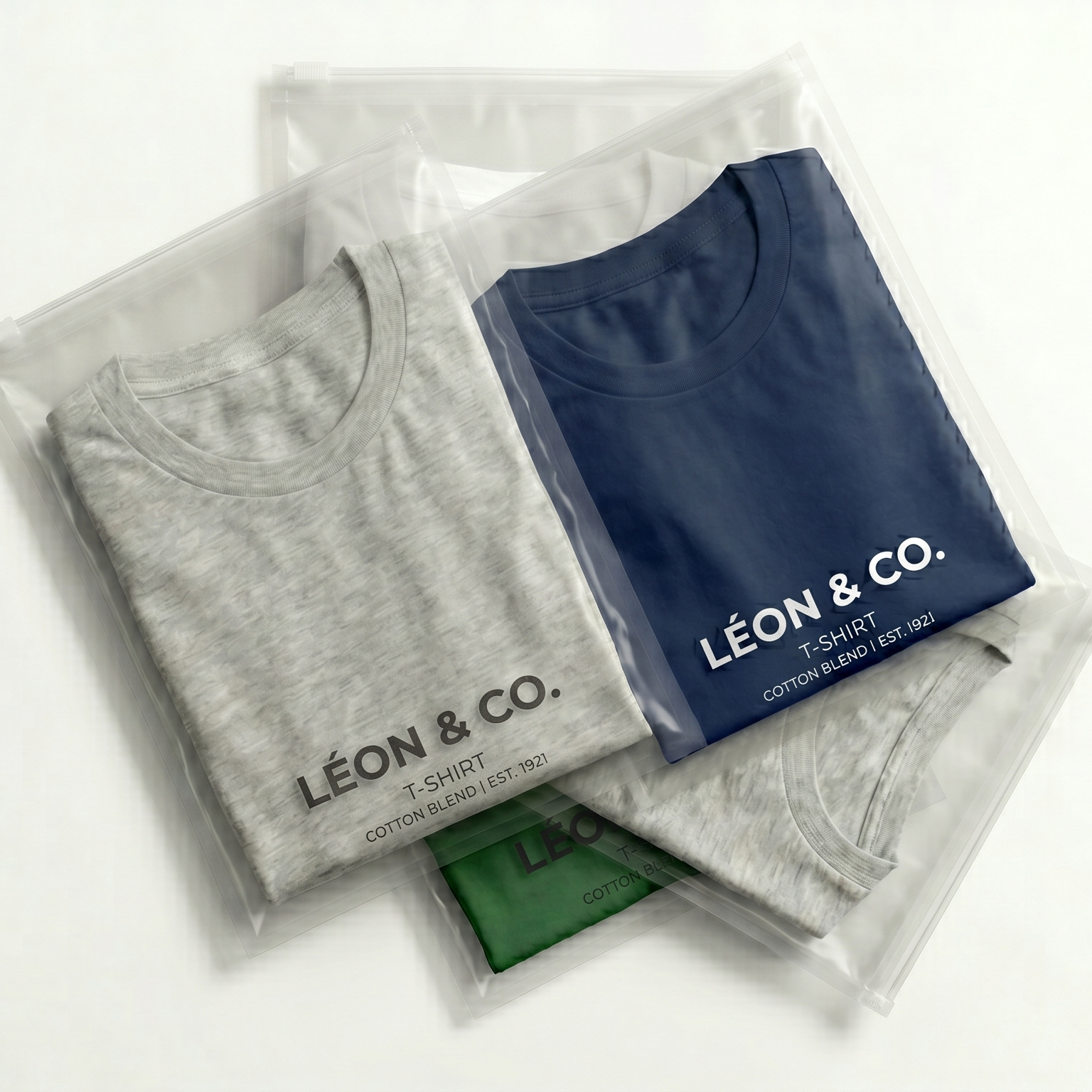 Custom Zipper Bags for Clothing and Apparel Packaging