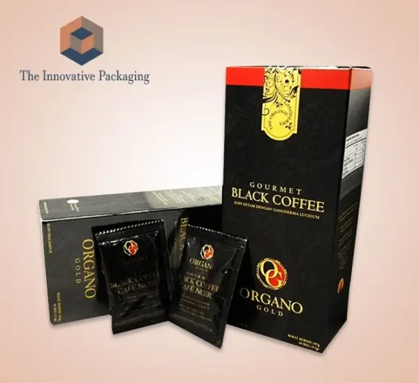 Black Coffee Packaging Boxes