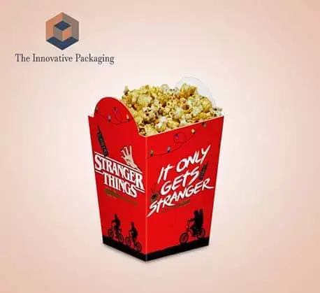 printed Popcorn packaging boxes