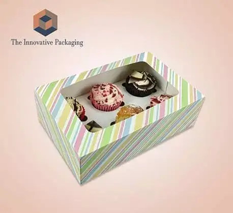Muffin food Packaging with window