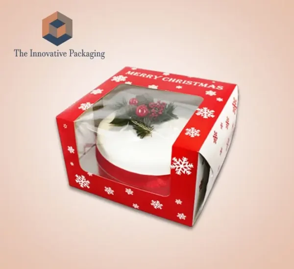 Custom Christmas packaging Boxes with window